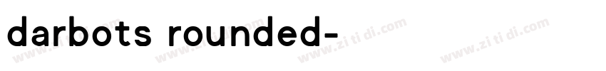 darbots rounded字体转换